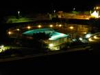  piscine illuminée de la résidence le sunset